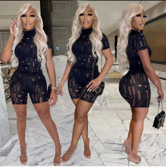 Spotted Heat Romper